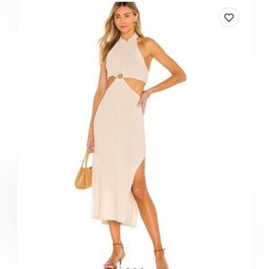 L’Academie Magnolia midi dress